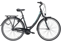 Pegasus Piazza 7,  7 Gang Nabenschaltung,  Damenfahrrad,  Wave,  Modell 2020,  28 Zoll,  black matt/blue green matt,  black matt/blue green matt,  45 cm