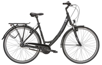 Pegasus Piazza 7,  7 Gang Nabenschaltung,  Damenfahrrad,  Wave,  Modell 2020,  28 Zoll,  black matt/i-silver,  black matt/i-silver,  45 cm