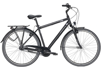 Pegasus Piazza 7,  7 Gang Nabenschaltung,  Herrenfahrrad,  Diamant,  Modell 2020,  28 Zoll,  black matt/i-silver,  black matt/i-silver,  53 cm