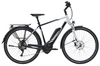 Pegasus Premio E10 Sport (400 Wh),  10 Gang Kettenschaltung,  Herrenfahrrad,  Diamant,  Modell 2019,  28 Zoll,  schwarz matt/weiß,  schwarz matt/weiß,  53 cm