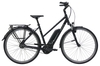 Pegasus Premio E8F Gates Belt (400 Wh),  8 Gang Nabenschaltung,  Damenfahrrad,  Trapez,  Modell 2019,  28 Zoll,  schwarz matt,  schwarz matt,  50 cm