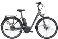 Pegasus Premio E8R Plus Belt Comfort (400 Wh),  8 Gang Nabenschaltung,  Damenfahrrad,  Wave,  Modell 2020,  28 Zoll,  black chrome matt,  black chrome matt,  50 cm
