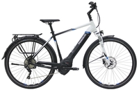 Pegasus Premio Evo 10 (500 Wh),  10 Gang Kettenschaltung,  Herrenfahrrad,  Diamant,  Modell 2019,  28 Zoll,  schwarz matt/weiß,  schwarz matt/weiß,  48 cm