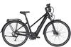 Pegasus Premio Evo 10 Lite ABS (400 Wh),  10 Gang Kettenschaltung,  Damenfahrrad,  Trapez,  Modell 2020,  28 Zoll,  black matt/black,  black matt/black,  50 cm
