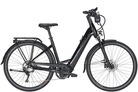 Pegasus Premio Evo 10 Lite ABS (400 Wh),  10 Gang Kettenschaltung,  Damenfahrrad,  Wave,  Modell 2020,  28 Zoll,  black matt/black,  black matt/black,  50 cm