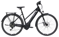 Pegasus Premio EVO 11 Superlite 500Wh,  11 Gang Kettenschaltung,  Damenfahrrad,  Trapez,  Modell 2019,  28 Zoll,  schwarz matt,  schwarz matt,  58 cm