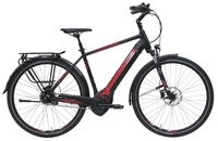 Pegasus Premio EVO 5F (500 Wh),  5 Gang Nabenschaltung,  Herrenfahrrad,  Diamant,  Modell 2019,  28 Zoll,  schwarz matt,  schwarz matt,  58 cm
