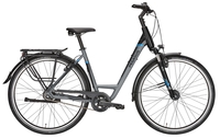 Pegasus Premio SL Sport HS-i Freilauf,  8 Gang Nabenschaltung,  Damenfahrrad,  Wave,  Modell 2019,  28 Zoll,  schwarz matt/grau matt,  schwarz matt/grau matt,  45 cm