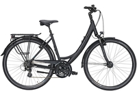 Pegasus Savona SL,  24 Gang Kettenschaltung,  Damenfahrrad,  Wave,  Modell 2020,  28 Zoll,  black matt/i-silver,  black matt/i-silver,  45 cm