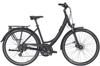 Pegasus Savona SL Disc,  24 Gang Kettenschaltung,  Damenfahrrad,  Wave,  Modell 2020,  28 Zoll,  black matt/i-silver,  black matt/i-silver,  50 cm
