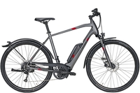 Pegasus Solero E9 Sport Cross Street (400 Wh),  9 Gang Kettenschaltung,  Herrenfahrrad,  Diamant,  Modell 2020,  28 Zoll,  black chrome matt,  black chrome matt,  50 cm