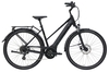 Pegasus Solero Evo 8 (500 Wh),  8 Gang Kettenschaltung,  Damenfahrrad,  Trapez,  Modell 2019,  28 Zoll,  schwarz matt,  schwarz matt,  45 cm