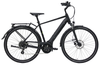Pegasus Solero Evo 8 (500 Wh),  8 Gang Kettenschaltung,  Herrenfahrrad,  Diamant,  Modell 2019,  28 Zoll,  schwarz matt,  schwarz matt,  48 cm