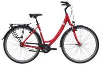 Pegasus Solero SL,  7 Gang Nabenschaltung,  Damenfahrrad,  Wave,  Modell 2019,  28 Zoll,  rot,  rot,  45 cm