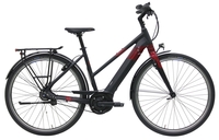 Pegasus Urbano Evo Gates Belt (500 Wh),  8 Gang Nabenschaltung,  Damenfahrrad,  Trapez,  Modell 2019,  28 Zoll,  schwarz matt,  schwarz matt,  50 cm
