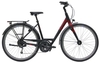 Pegasus Urbano SL,  27 Gang Kettenschaltung,  Damenfahrrad,  Wave,  Modell 2019,  28 Zoll,  schwarz matt/chrimson rot,  schwarz matt/chrimson rot,  55 cm