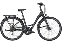 Pegasus Urbano SL Disc,  27 Gang Kettenschaltung,  Damenfahrrad,  Wave,  Modell 2020,  28 Zoll,  metallic black matt,  metallic black matt,  55 cm