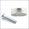Pletscher M10x50 Senkschraube Lasche F 15/3