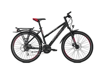 Raleigh FUNMAX DISC,  24 Gang Kettenschaltung,  Damenfahrrad,  Trapez,  Modell 2020,  26 Zoll,  magicblack matt,  magicblack matt,  50 cm