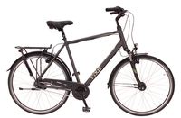 Rixe Lyon City 8G RT,  8 Gang Nabenschaltung,  Herrenfahrrad,  Diamant,  Modell 2018,  28",  black-matt/grau,  black-matt/grau,  60 cm