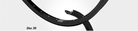 RYDE Felge Disc 35 sw 32 Loch 35-622,  schwarz,  28 Zoll