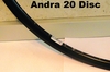 Ryde Felge sw ungeöst 32 Loch 19-622 Andra 30 Disc,  schwarz,  28 Zoll