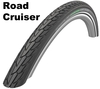 Schwalbe Active Line - K-Guard,  16" Road Cruiser 47-305, Bl-Re