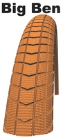 Schwalbe Active Line - K-Guard,  26" Big Ben 55-559,  Brown-Reflex