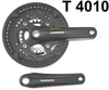 Shimano Alivio T4010-9 48-36-26x170 Kettenradgarnitur schwarz