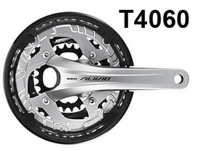 Shimano Alivio T4060-9 44-32-22x175 Kettnradgarnitur silber