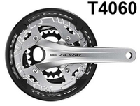 Shimano Alivio T4060-9 48-36-26x170 Kettenradgarnitur silber