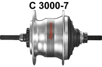 Shimano C3000 Nexus Inter 7 Getriebenabe mit Freilauf