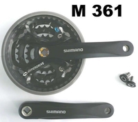 Shimano M361 42-32-22x175,  schwarz