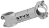 Styx AS 007 Ahead Vorbau 28, 6 mm / 31, 8 mm / 7 Grad,  silber,  silber,  80 mm
