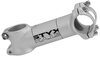 Styx AS 007 Ahead Vorbau 28, 6 mm / 31, 8 mm / 7 Grad,  silber,  silber,  90 mm