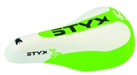 Styx grün-weiß,  Kinder-Sattel