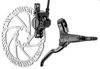 Tektro hydraulische Scheibenbremse Hinterrad HD-M285
