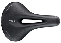 Terry Fisio Gel schwarz,  Damen-Sattel
