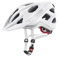 Uvex Fahrradhelm city light,  white mat,  white mat,  52-57 cm