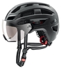 Uvex Fahrradhelm finale visor,  black mat,  black mat,  52-57 cm