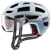 Uvex Fahrradhelm finale visor,  silver mat,  silver mat,  52-57 cm