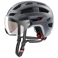 Uvex Fahrradhelm finale visor,  strato steel,  strato steel,  52-57 cm