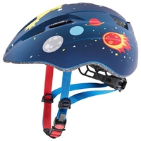 Uvex Fahrradhelm kid 2 cc,  dark blue rocket mat,  dark blue rocket mat,  46-52 cm
