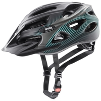 Uvex Fahrradhelm onyx cc,  black teal mat,  black teal mat,  52-57 cm