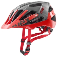 Uvex Fahrradhelm quatro,  grey red,  grey red,  52-57 cm