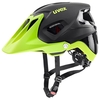 Uvex Fahrradhelm quatro integrale,  black lime mat,  black lime mat,  52-57 cm