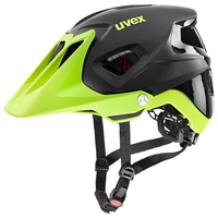 Uvex Fahrradhelm quatro integrale,  black lime mat,  black lime mat,  52-57 cm