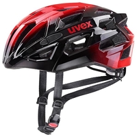 Uvex Fahrradhelm race 7,  black red,  black red,  51-55 cm