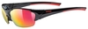 Uvex Sportbrille blaze III,  black red,  black red,  one size