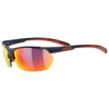 Uvex Sportbrille sportstyle 114,  grey red,  grey red,  one size